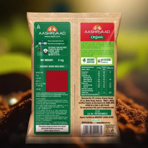 Aashirvaad Whole Wheat Organic Atta